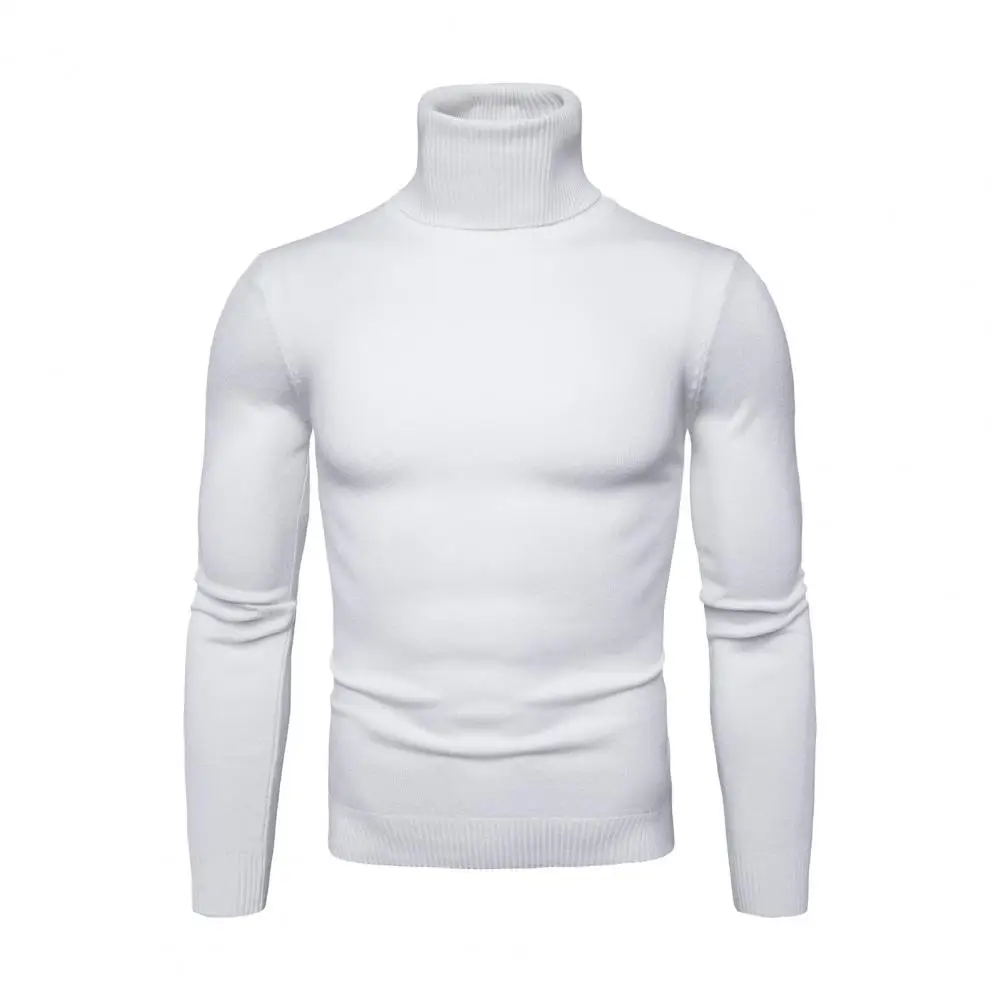 Herren Herbst Top Herren Slim Fit Strick pullover mit hohem Kragen für Herbst Winter Plus Size Pullover für Sport aktivitäten Frühling