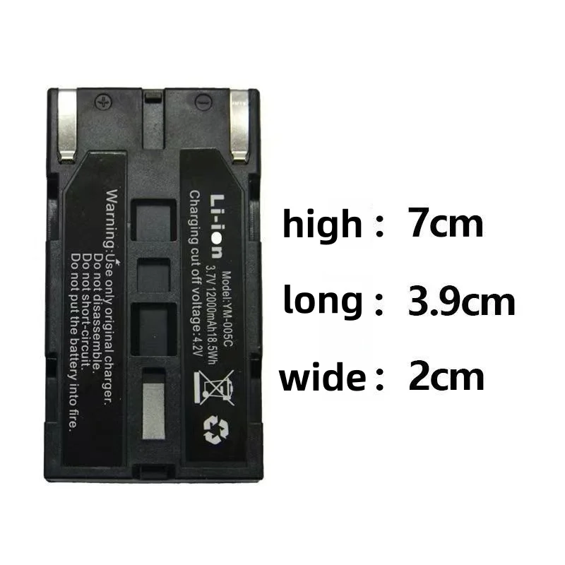 New for Red/Green Laser IE12 IE16 and IE16R Cross Line Laser Level 3.7V 12000mAh Rechargeable Lithium Battery Replacement Part