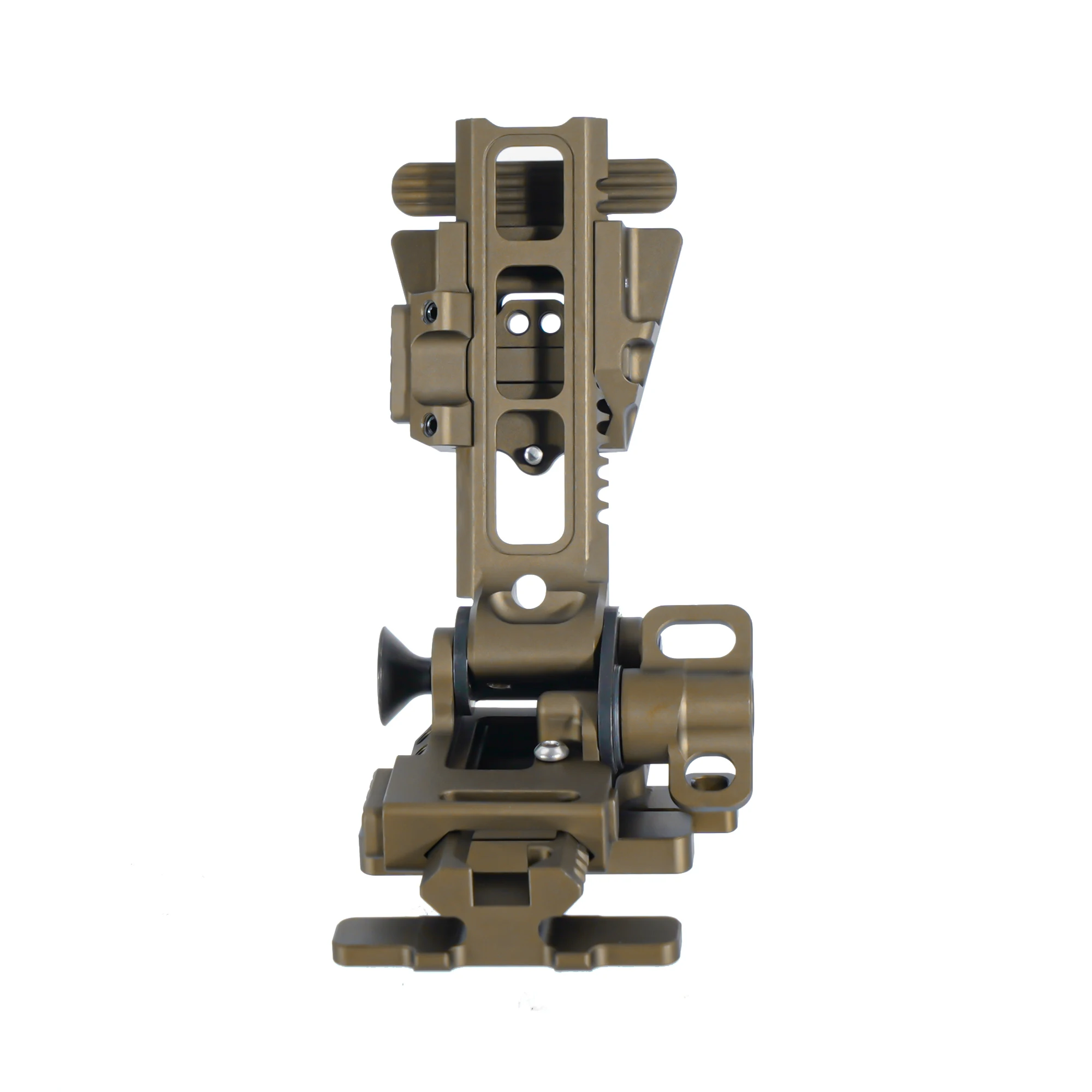 NI Alpha NVG Halterungsarm mit Schwalbenschwanzbefestigung, Ultraleichter Druckknopf-Freigabe Nachtsicht-Helmhalterung für PVS-14 PVS31 GPNVG-18 – Detail 32