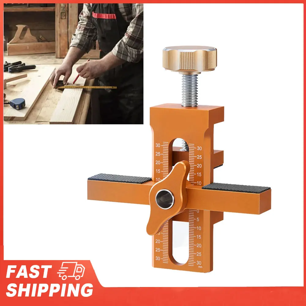

Imbot Cabinet Door Mounting Jig Tool Set Installation Positioner Adjustable Aluminium Alloy Woodworking Position Leveler