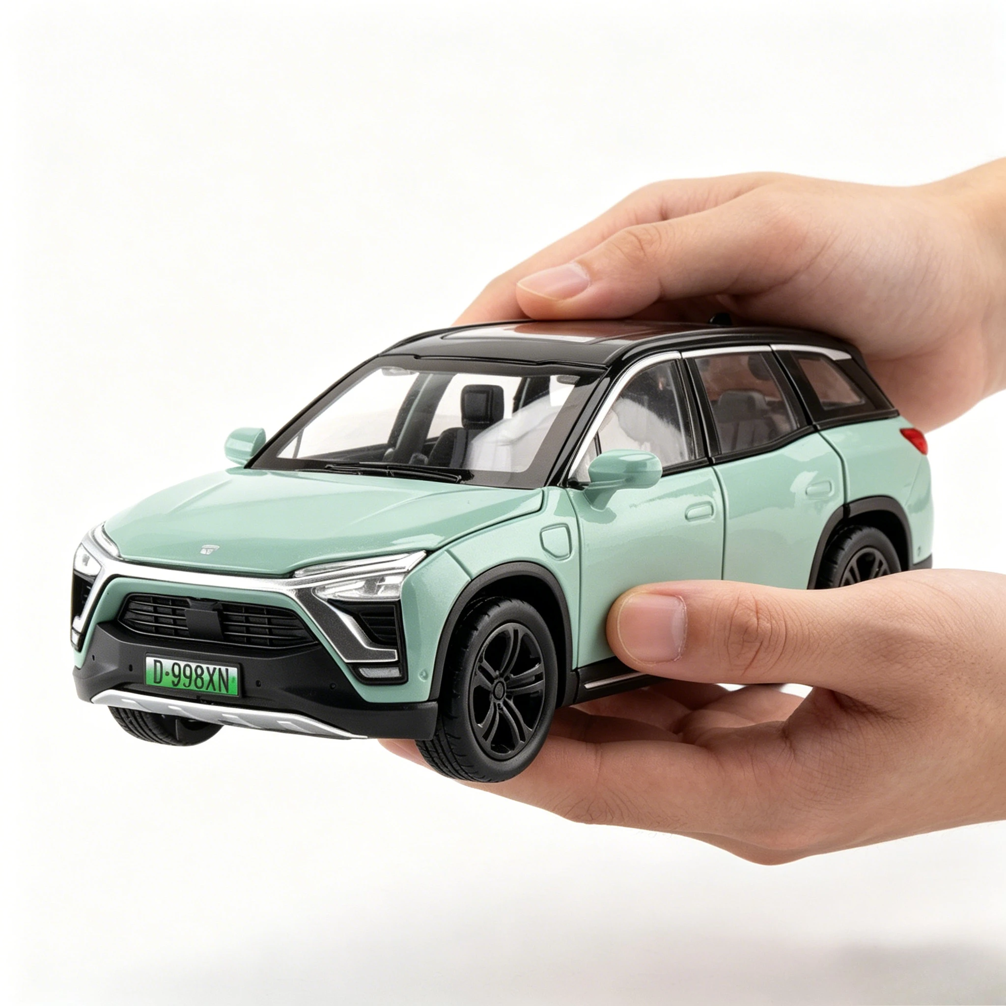 

1:32 NIO ES8 SUV Alloy Car Model Simulation New Energy Electric SUV Ornament Children's Toys