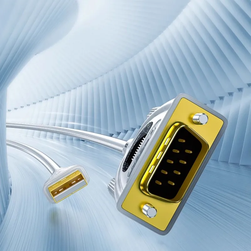 Male DB9 Pin With FTDI FT231 Chipset USB a 2.0 to RS232 Serial Converter Adapter Cable 2M