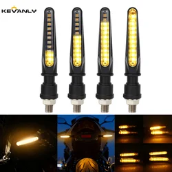 2Pcs/4Pcs Motorcycle Turn Signal Lights Universal Motorcycle Indicators LED Motorbike Turning Indicators Daytime Running Lights