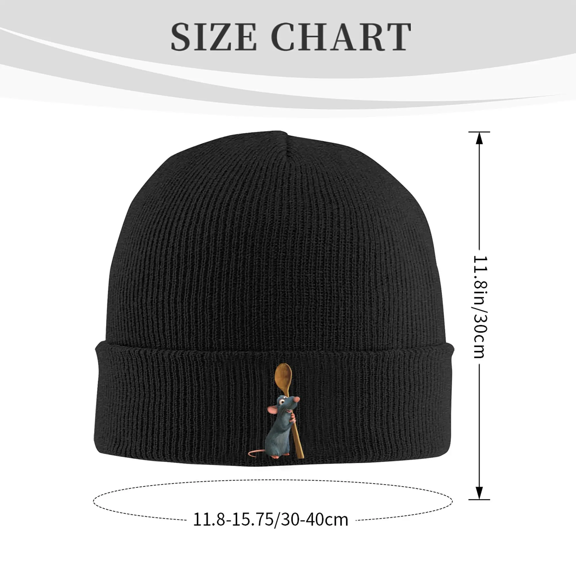 Custom Ratatouille Remy  Anime Skullies Beanies Caps Men Women Unisex Cool Winter Warm Knitted Hat Adult  Bonnet Hats