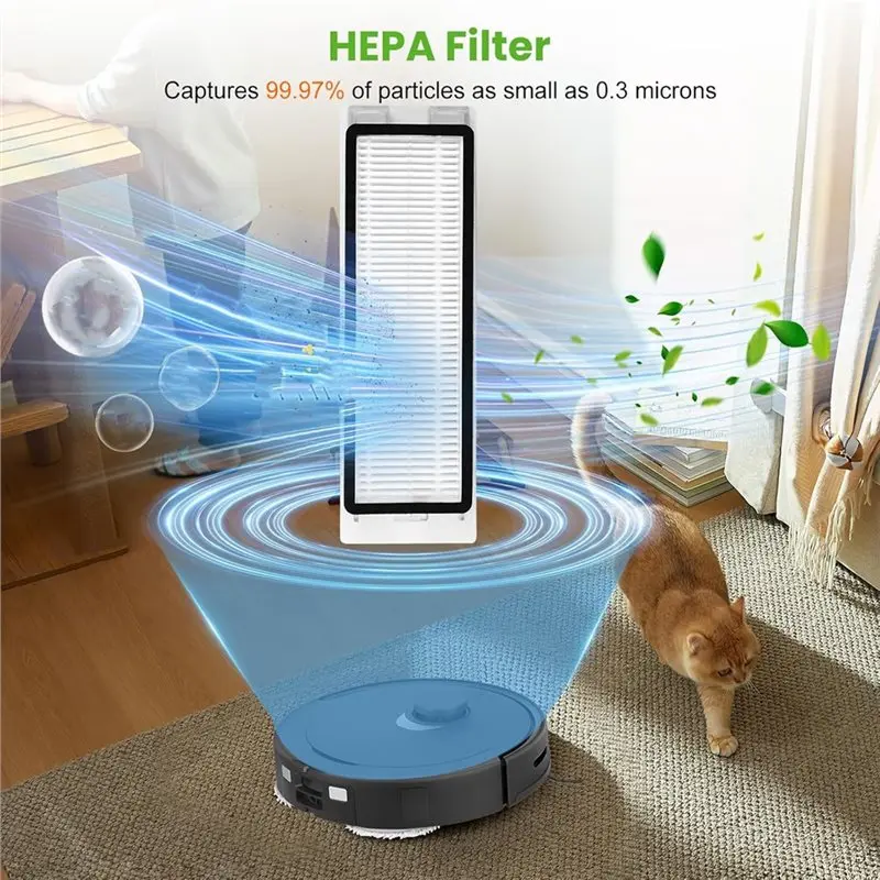 A05G-ملحق للمكنسة الكهربائية Roborock Q Revo Robot مكون من 26 قطعة من قطع الغيار - فرشاة رئيسية، فرشاة جانبية، فلتر HEPA، ممسحة B #2