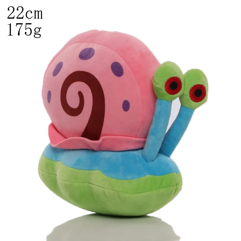 ตุ๊กตาสไปน์จบ็อบ สแควร์แพนท์ส กไรย์ เดอะ สเนล ของเล่นตุ๊กตาการ์ตูนน่ารัก ของเล่นเด็ก หมอนอิงตกแต่ง ของขวัญวันเกิดสำหรับเด็กผู้ชาย