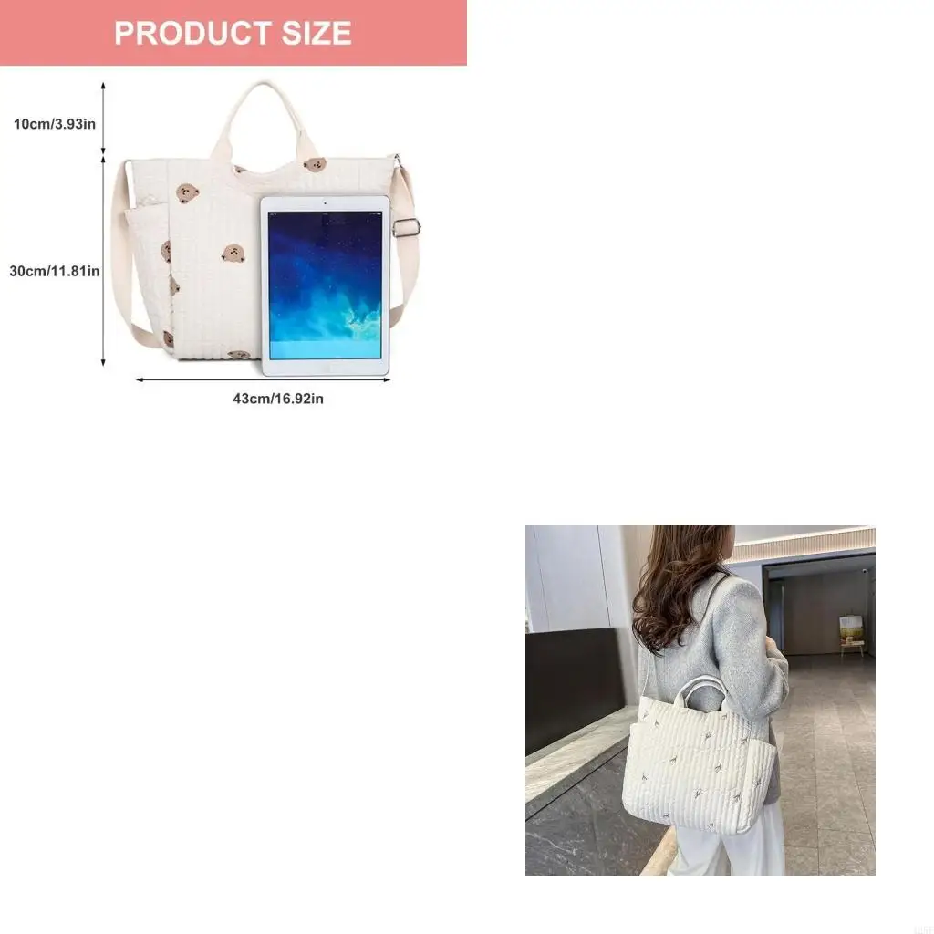 

Maternity Bag Adjustable Shoulder Bag Portable Handbag For Travel and Daily 425F