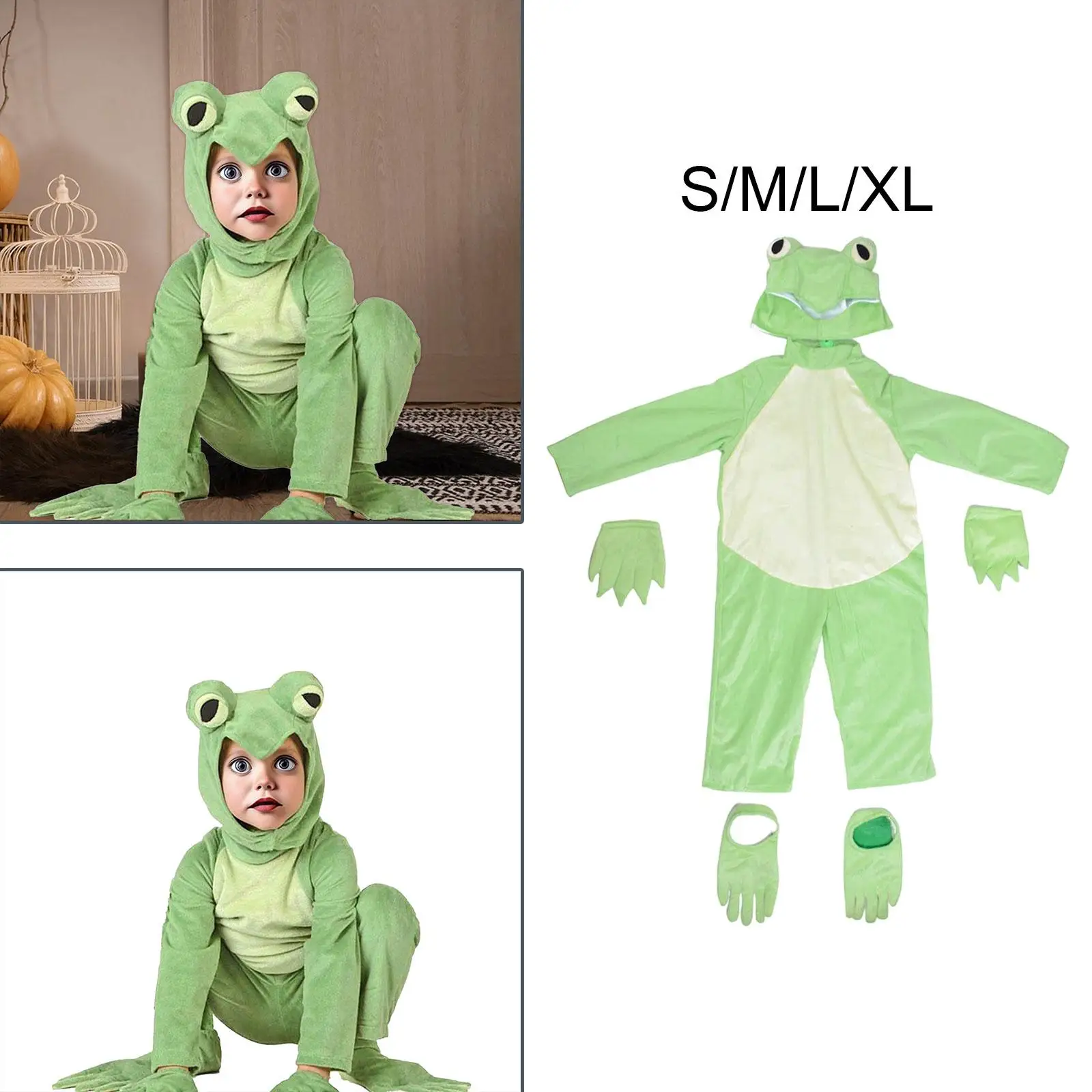 Ensemble de costumes de grenouille pour adultes, accessoires de déguisement amusants pour Festival, spectacle sur scène, carnaval