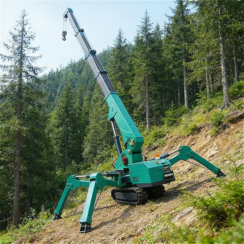 Solar Spider Crane Mini Crawler Hydraulic Lifting Device for Outdoor Installation Projects 2.95Ton Customized High Quality