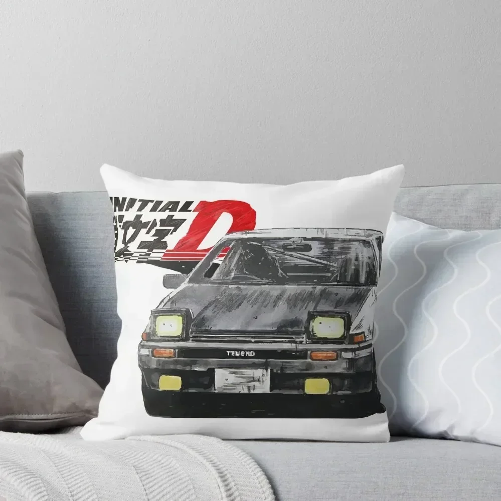 

Intial-D Akina's Pride Throw Pillow Decorative Pillow Covers For Sofa covers for pillows Sofas Covers Pillow Decor