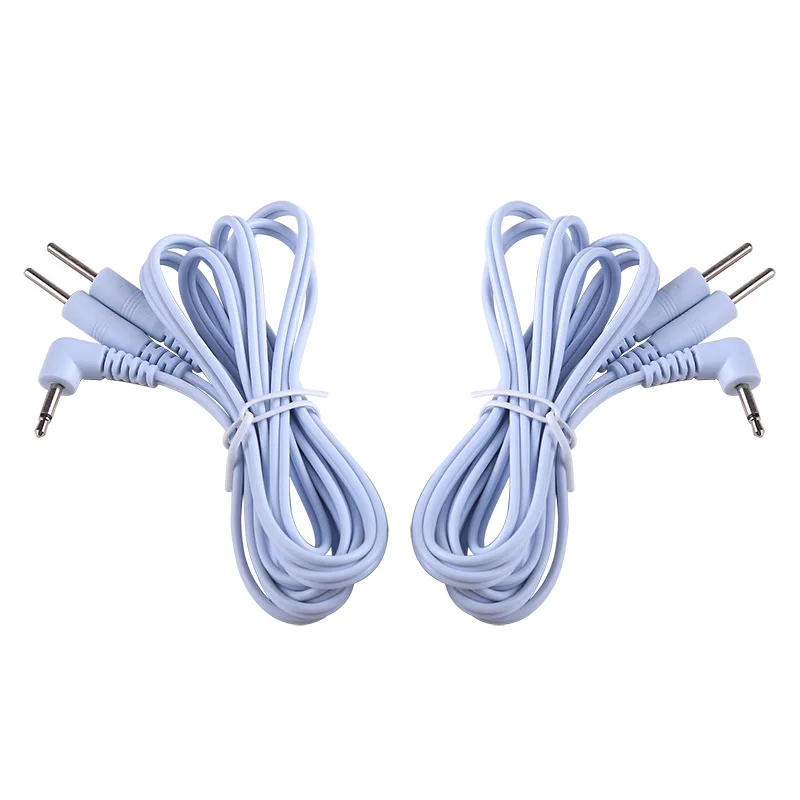 2.5mm TENS Electrode Lead Wires 2/4 Pin Connector Replacement Cable for Acupuncture Muscle Stimulator Physiotherapy Body Massage