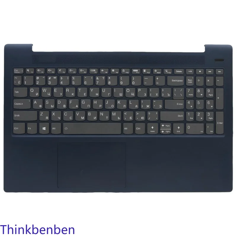 RU Russian Blue Keyboard Upper Case Palmrest Shell Cover For Lenovo Ideapad 5 15 ITL05 IIL05 ALC05 ARE05 5CB1B43003