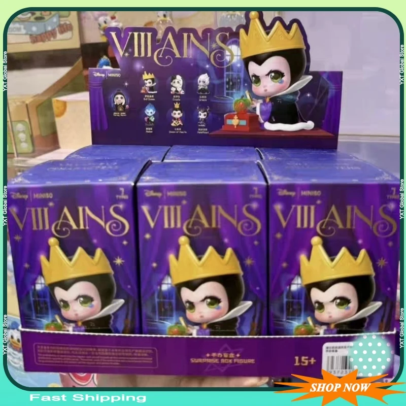 

Original Disney Villains Born Not Submissive Series Blind Box Collectible Figurines Cute Display Gift Trendy Toys Xmas Gift
