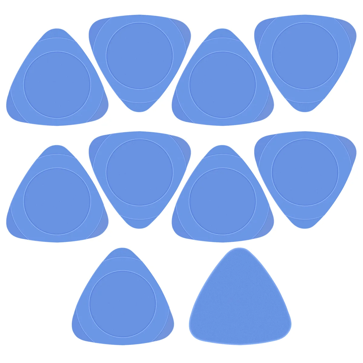 

ABQR 10 pcs Opening Pry Tool For Cell Phone Mobile Phone Screen Case LCD PDA Laptop Repair /Guitar Pick Light blue