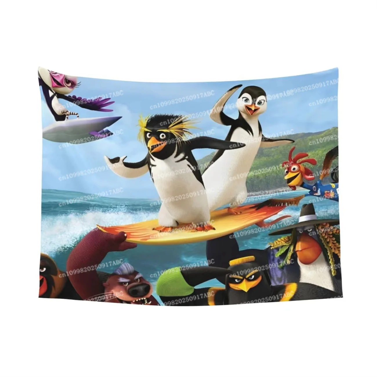 بطانية المنزل نسيج مضحك الدجاج جو نسيج تصفح قماش مزخرف جداري عناصر الغرفة ديكور المنزل الجدار الشنق خلفية القماش #5