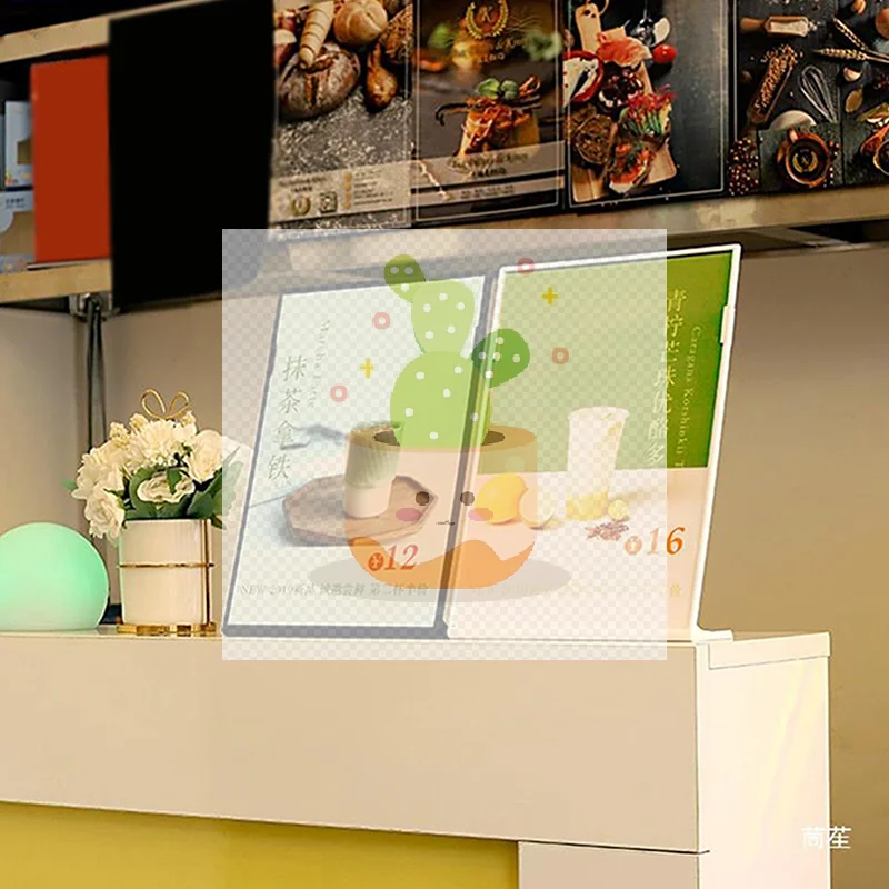 

Acrylic Table Card Display Board A4 A5 A6 L-Shaped Table Sign Price Card Billboard Stand Picture Poster Art Display Frame Empty
