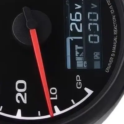 Coolant Oil Pressure and Turbo Gauges for Car Dashboard Integration ABS Material with Reinforced Metal Components