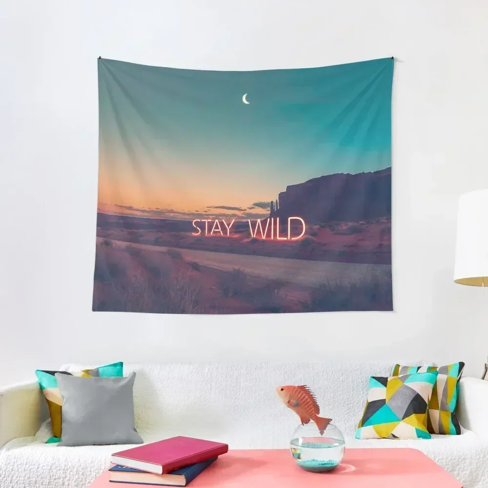 

stay wild Tapestry Custom Art Mural Tapestry