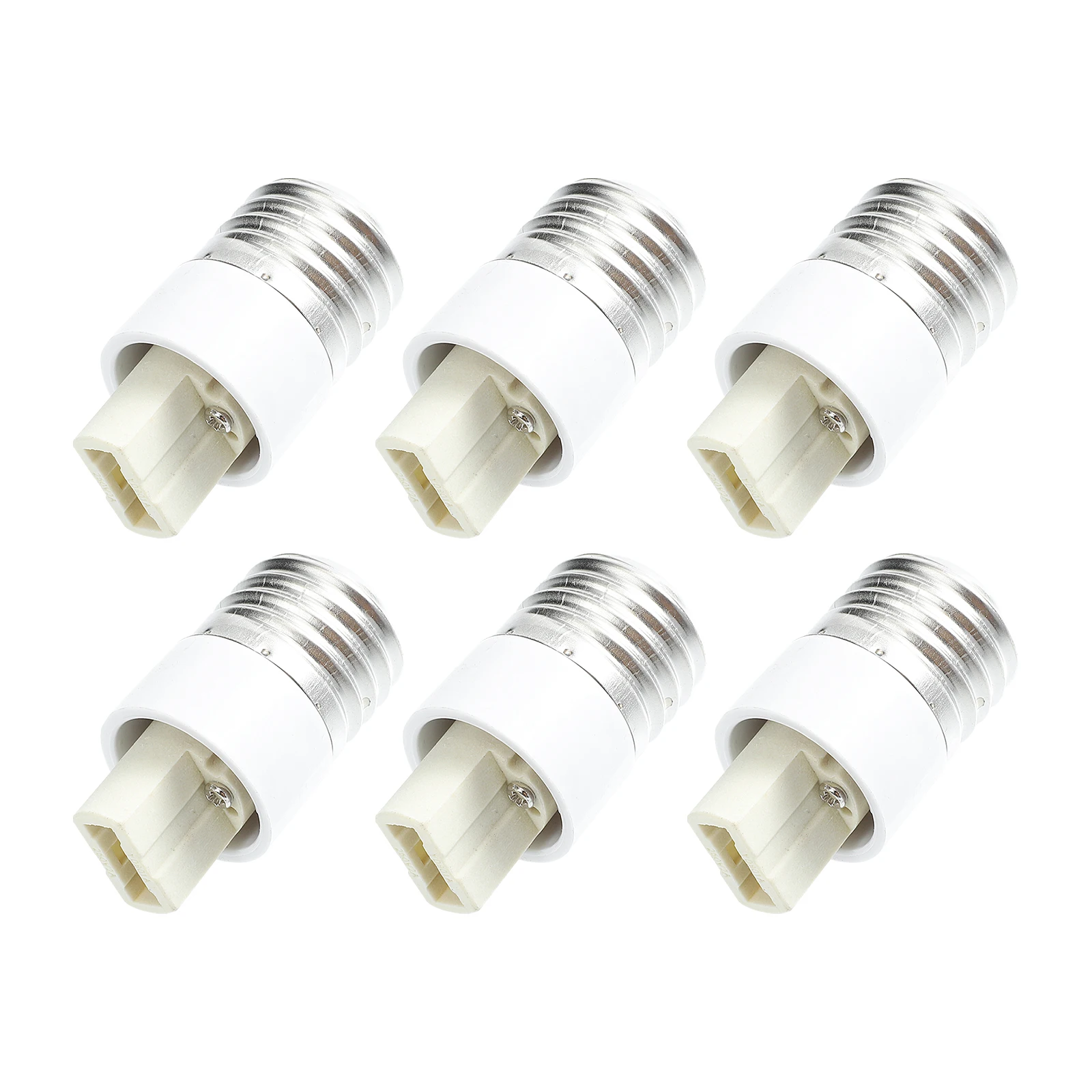 

6pcs E27 to G9 Lamp Holder Adapter PC Material Socket Converter Screw Base Plug Lighting Attachment Lamp Accessories