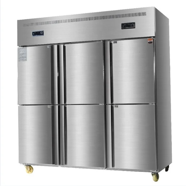 

Stainless Steel Hotel Restaurant Dedicated Three-door Thickened Stainless Steel Commercial Freezer