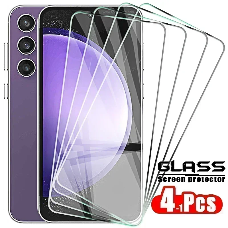 זכוכית מחוסמת על samsung s23 Fe s21 + + מגן מסך על עבור גלקסיה Samsung s23fe s202fe 21glass