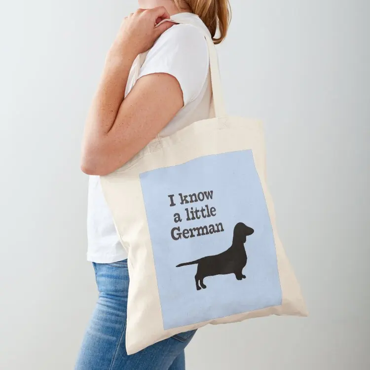 

I Know A Little German Dachshund Tote Bag women bag Women's bags shopper bags