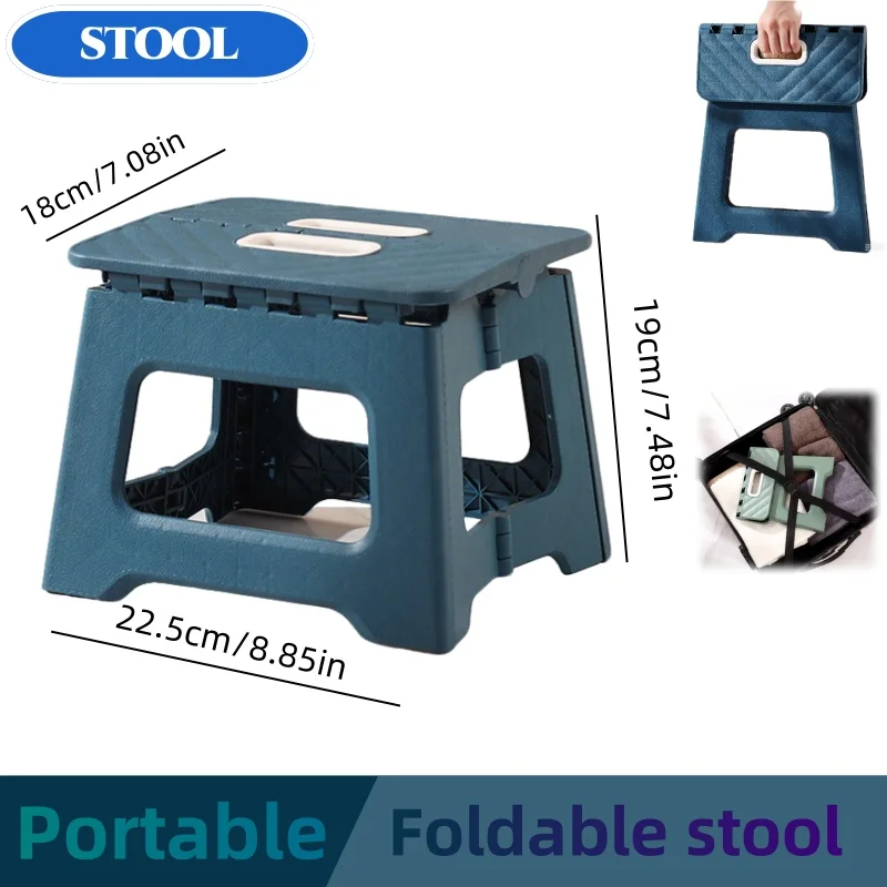 

Home children's portable folding stool for camping and fishing can be used for thick reinforcement chairs mini fishing stools