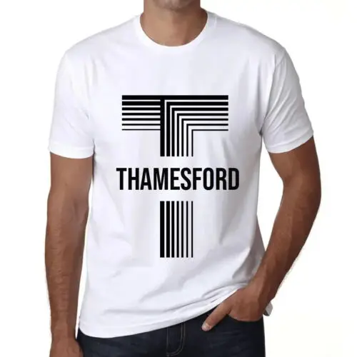 Herren Grafik T-Shirt Thamesford Öko-Verantwortlich Vintage Jahrgang Kurzarm