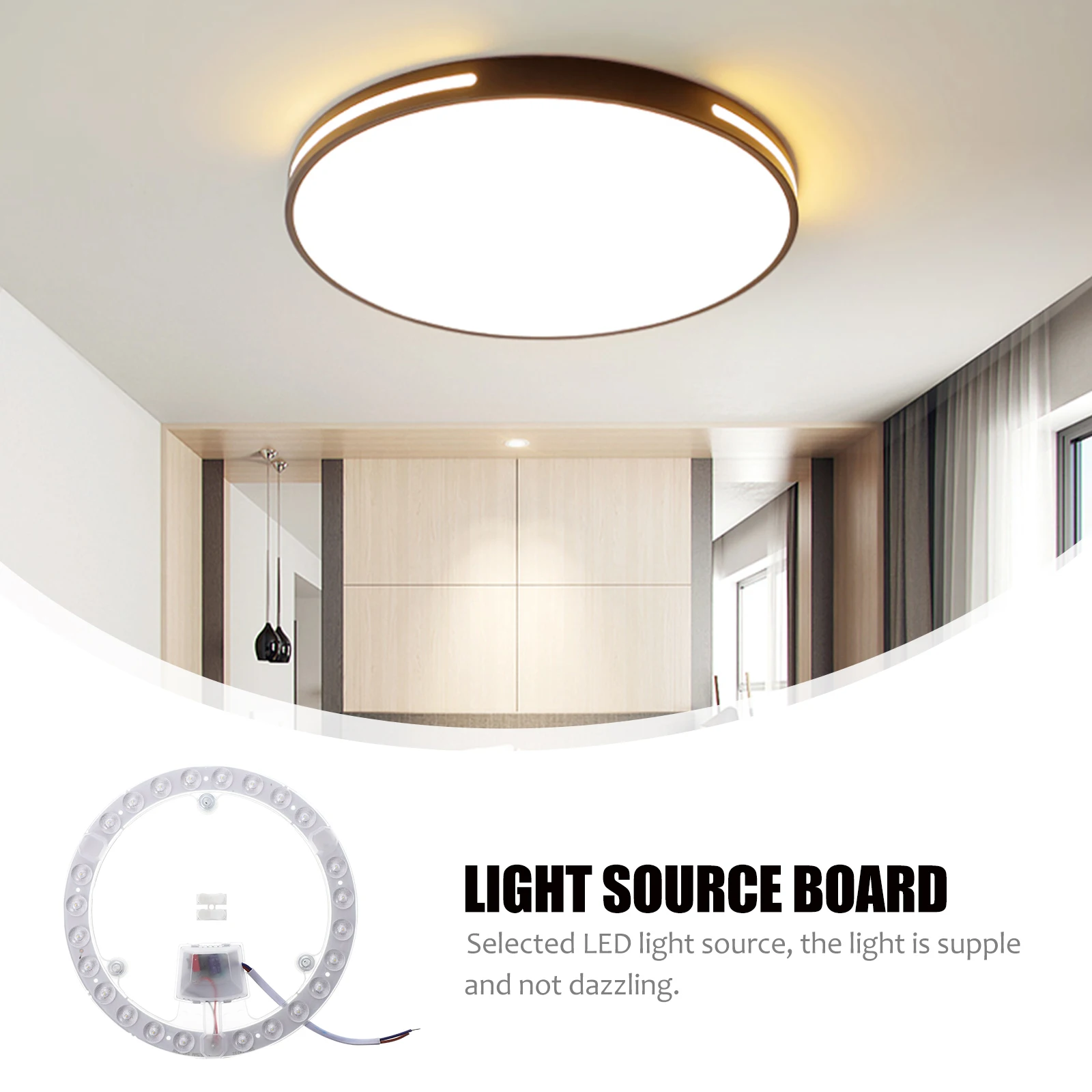 

Ceiling Light Source Board Lighting Panel Magnetic Design Moisture Proof Anti Corrosion LED Ceiling Lamp Transformation Board