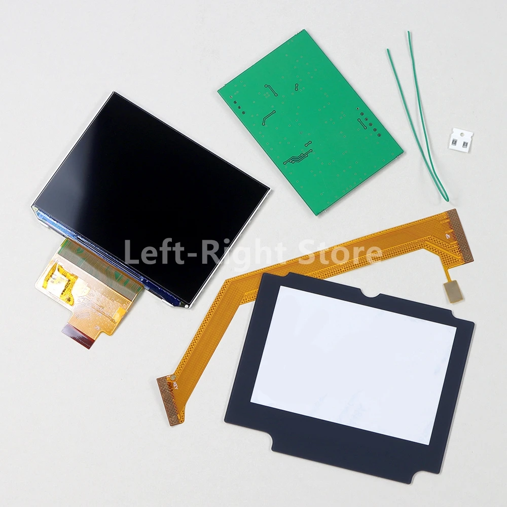 1 مجموعة 3.0 بوصة نقطة إلى نقطة IPS LCD لشاشة GBA SP V4 IPS مع وظيفة قائمة OSD تسليط الضوء على سطوع LCD