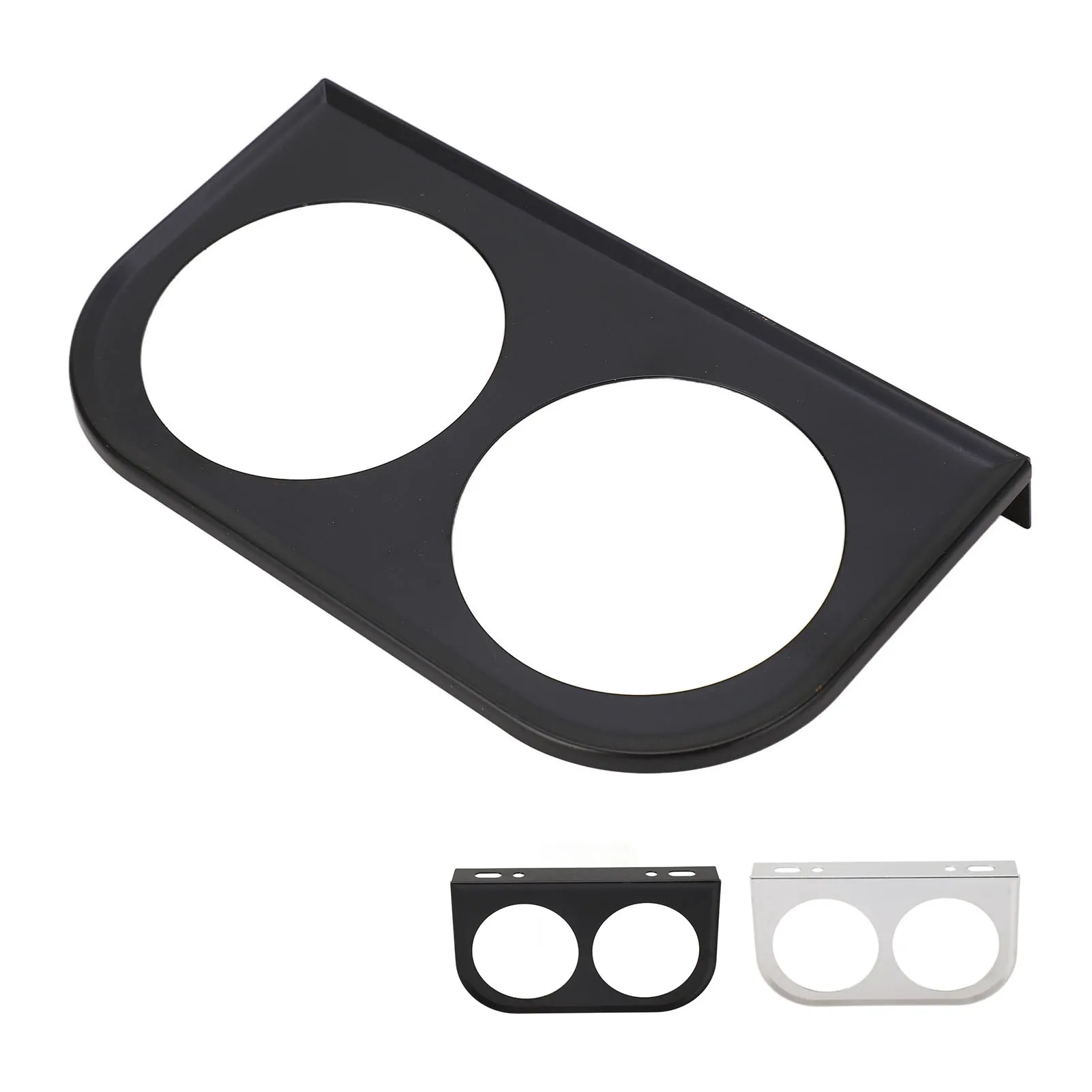 2 Hole Gauge Panel Gauge 2‑1/16 Inch 52MM  Metal Car Meter Mount Instrument Panel 52mm Gauge Holder 2in Gauge Bracket
