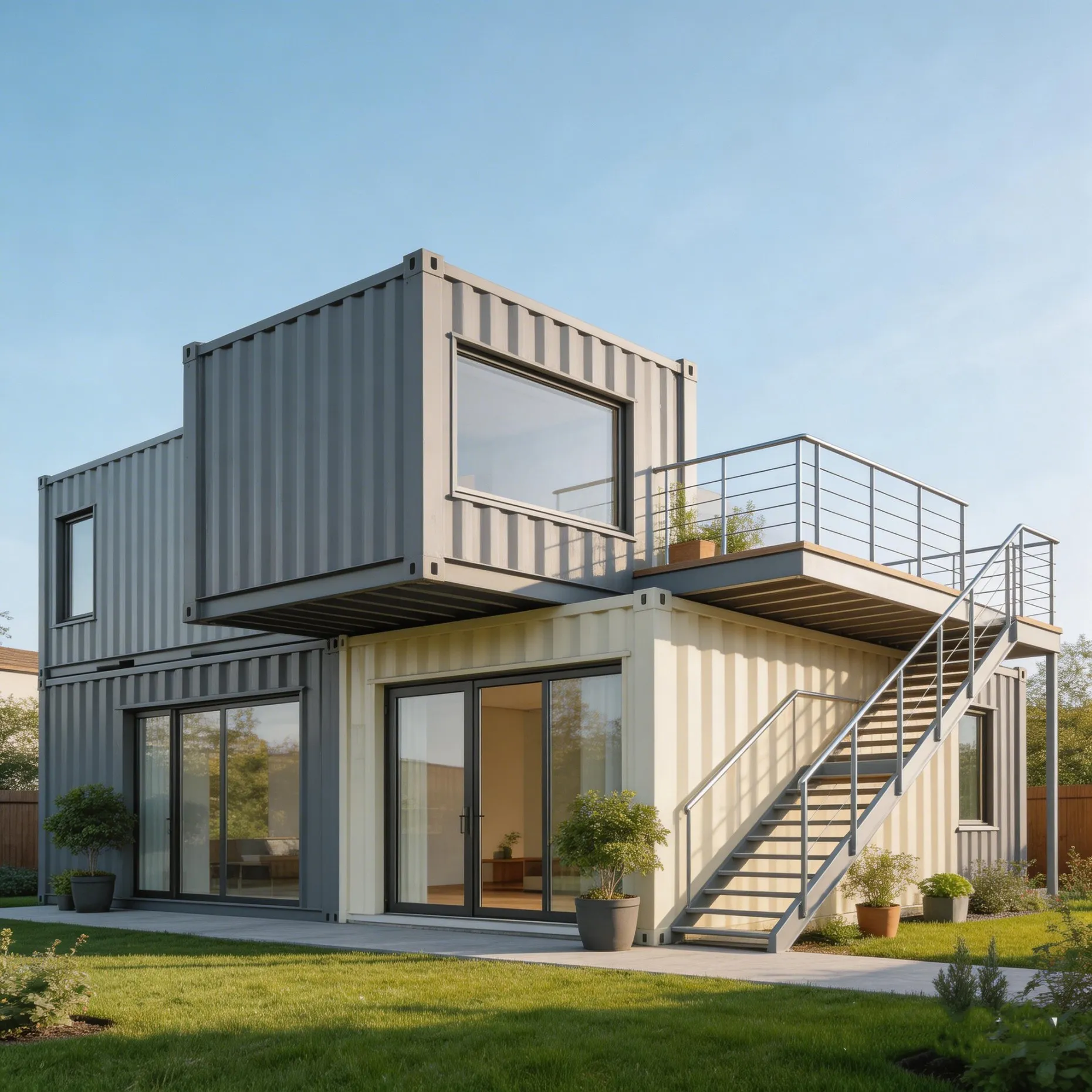 Prefab Tiny Home Expandable Container House 20ft 40ft Folding Room Prefabricated House Luxury 2 3 4 Bedrooms Garden Rooms