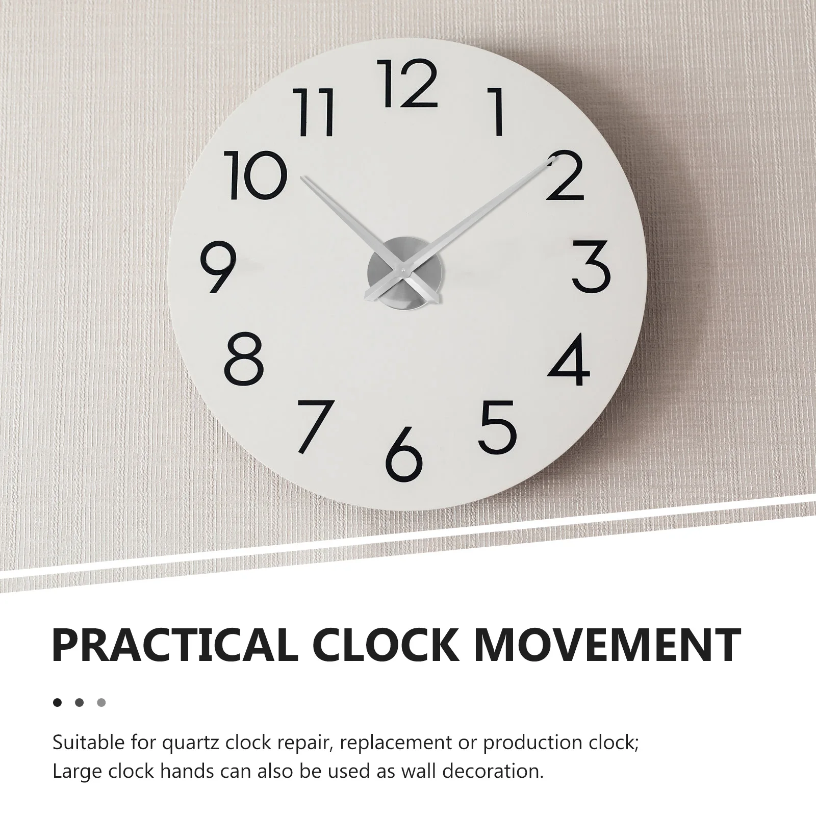 

1Set Modern Clock Movement Kit Durable Environmentally Friendly Precise Timekeeping Easy Install Home Accessory