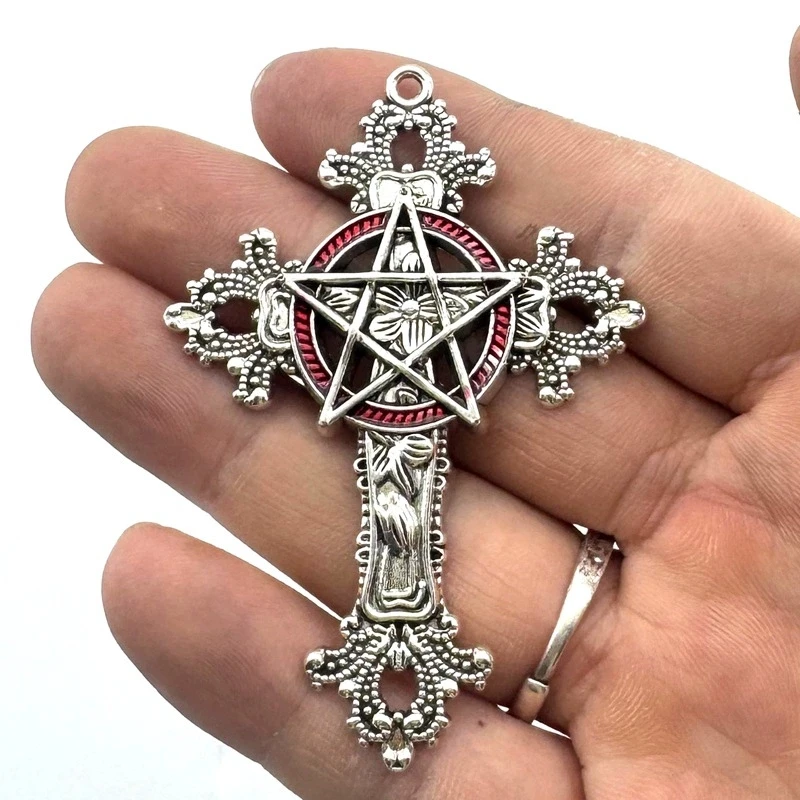 2pcs 30x15mm Gothic Big Cross - огляд і ціна Vintage Fashion Stores