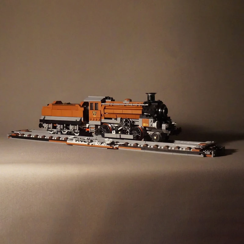 Moc Steampunk Krokodil Lokomotive DIY Blöcke Weltzug Modell Miniaturen Bausteine für Spielzeug für Kinder Geburtstags geschenke