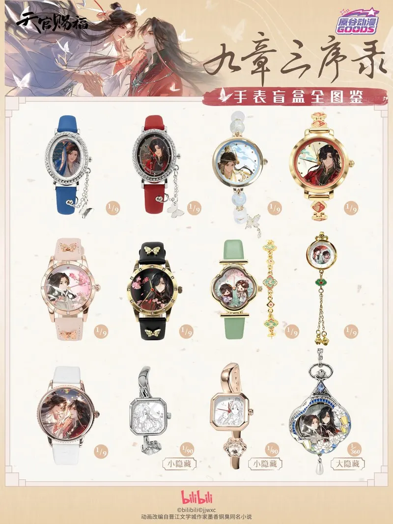 DOODS Genuine Heaven Official's Blessing Watch Blind Box Nine Chapters and Three Preface Record Series Gift For Fans view 6