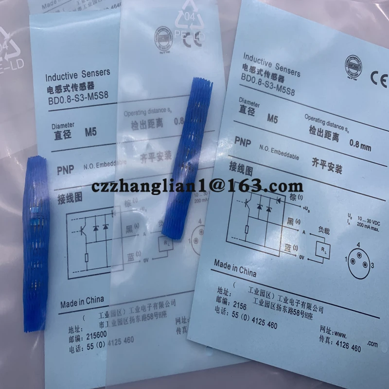 

brand new Proximity switch BD0.8-S4-M5S8 BD0.8-S1-M5S8 BD0.8-S3-M5S8 BD0.8-S2-M5S8 Complete models Fast delivery
