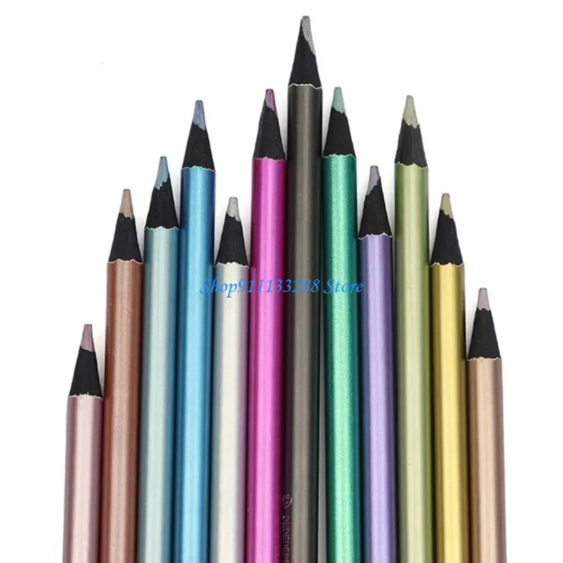 

G88D 18.12.24 Цветные металлические цветные карандашные карандаш раскраски карандаши рисунок карандаши Нарисуя карандаш легко