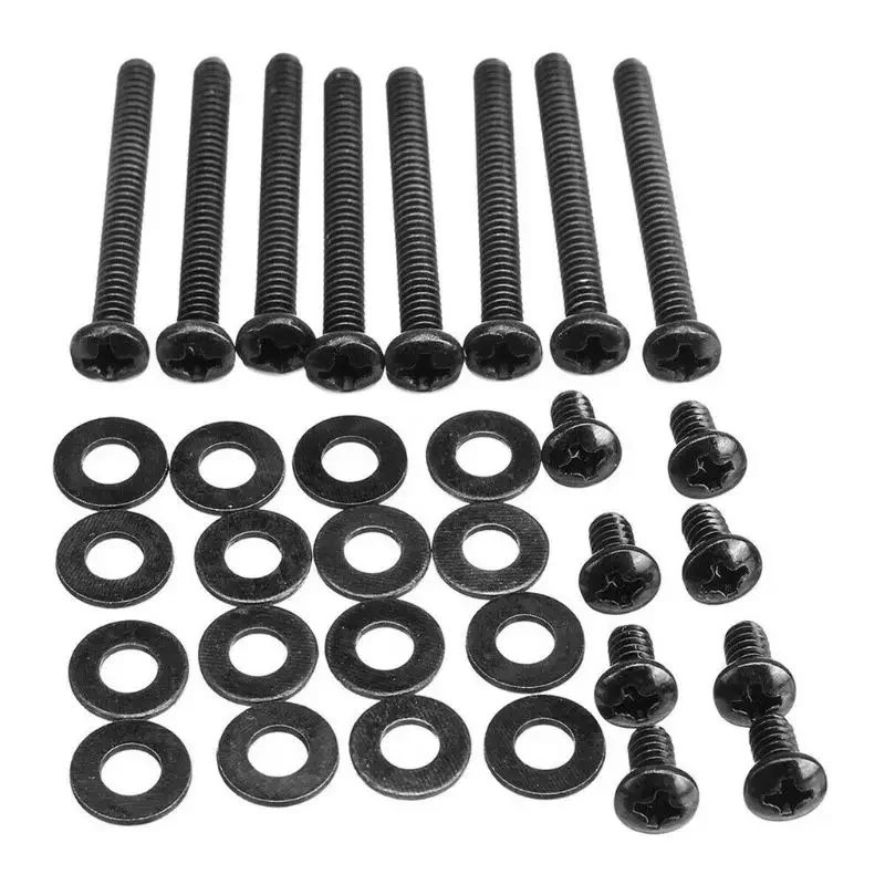 Durable Metal Water Cooling Radiator Screw Kit Black For Corsair Hydro Series Water Cooling C26