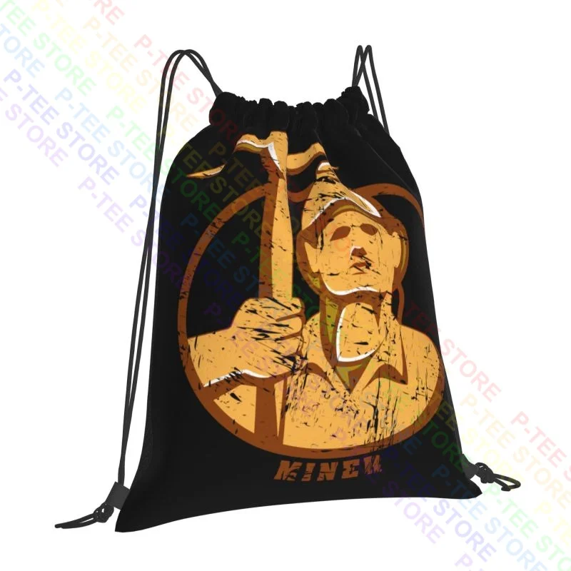 Miner Iv Coal Miner Mineworkers Mine Miners Mining Drawstring Bags Gym Bag Cute Portable Gymnast Bag School Sport Bag