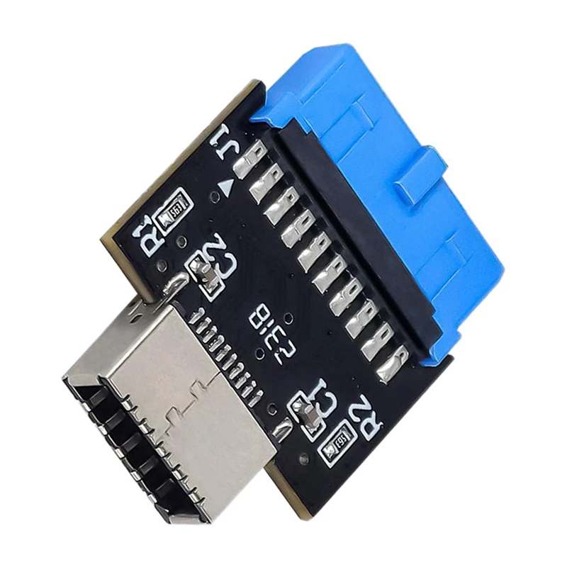 Материнская плата для компьютера, USB 3,1/, 19 контактов, адаптер для компьютеров без портов USB спереди