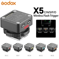 Disparador de flash magnético Godox X5 TTL 2.4G con cabezal giratorio para flash iT32, Leica, Sony, Canon, Nikon, Fuji, Olympus