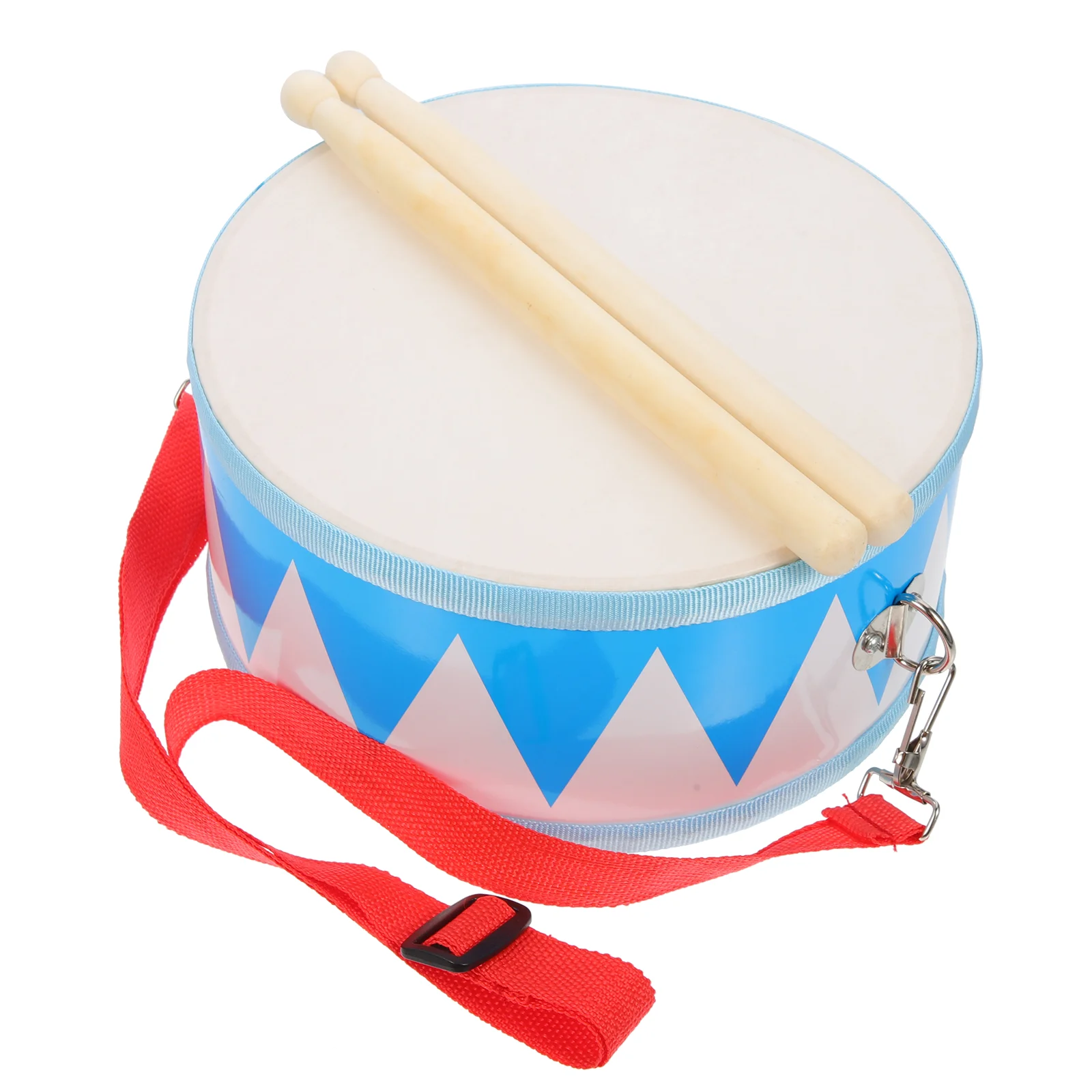 Percussion Drum Sense of Rhythm Toy Snare for Kids Music Education Brain Coordination Polyester Wooden