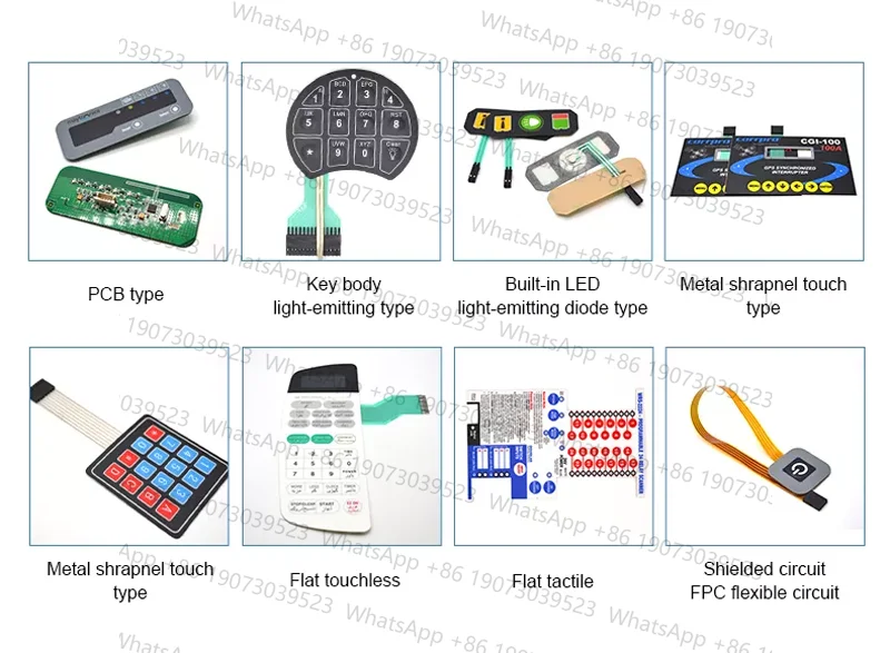 Panelview 1000 2711-K10C1 2711-K10C3 2711-K10C8 2711-K10C9 2711-K10C10 2711-K10C15 2711-K10C20 – Tastaturen mit Membranschaltern