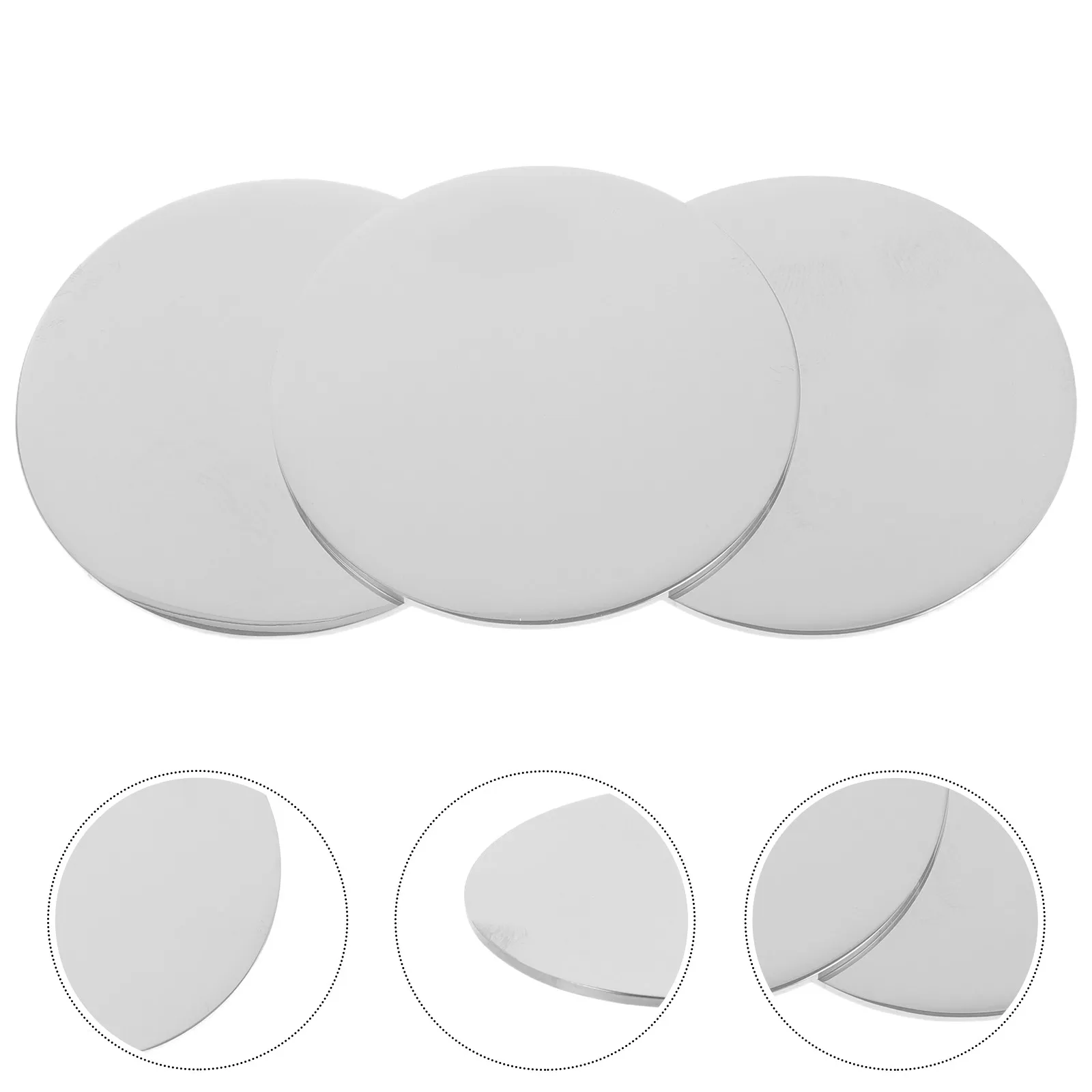 

Набор из 8 металлических заготовок для монет: круглые гладкие заготовки из нержавеющей стали для гравировки, материалы для изготовления памятных монет своими руками