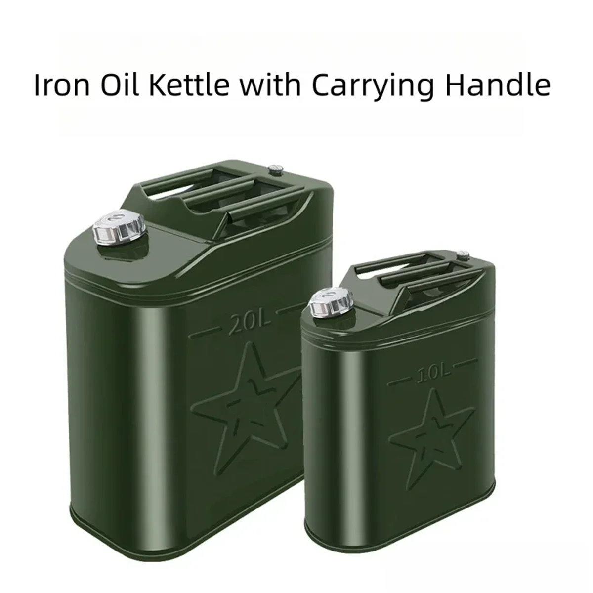 Oil Drums for Cars and Motorcycles Portable Gasoline Drums 5L10L Thickened Iron Lid Oil Drums