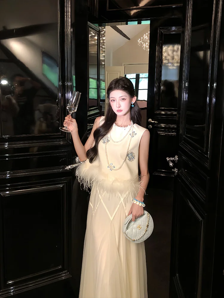 

Ele Embroidered Original Chinese Sle Small Suit Set Moon Pine Spring Summer New Faion Women's Ensemble ort Pants