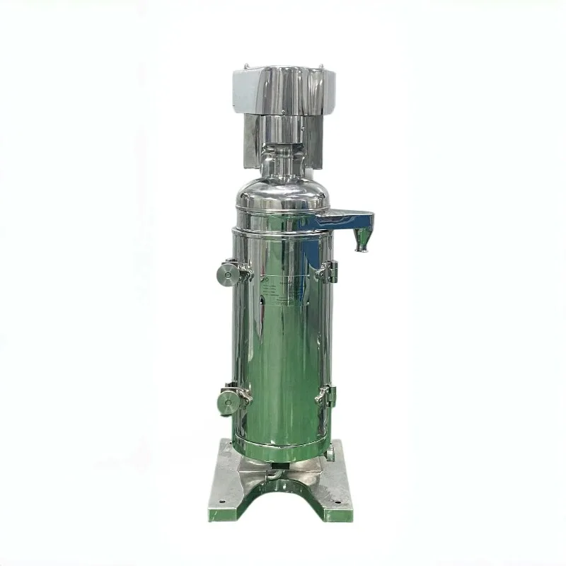 High Speed Tubular Yeast Centrifuge Separator for Fermentation Broth Biomass Separation
