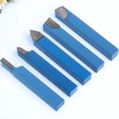 

5pcs Tungsten Steel Turning Tools Lathe Cutter Kit Metal Machining Resistance Portable Size Mini Lathe Milling