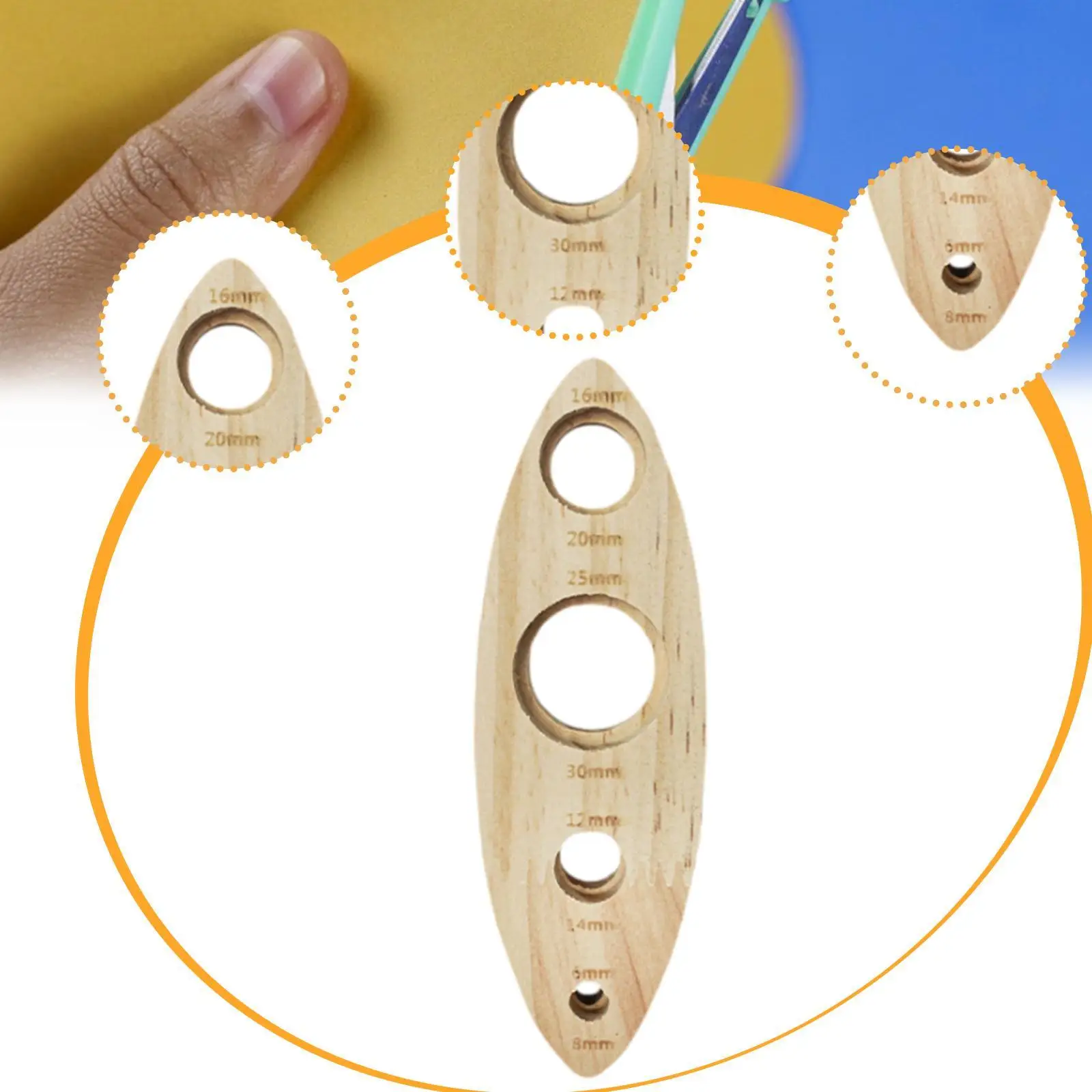 Puppen-Augen-Werkzeug, DIY-Bastelmontage, einfach zu bedienen, kompakt, benutzerfreundlich, Stofftier, Hilfswerkzeug mit mehreren Löchern